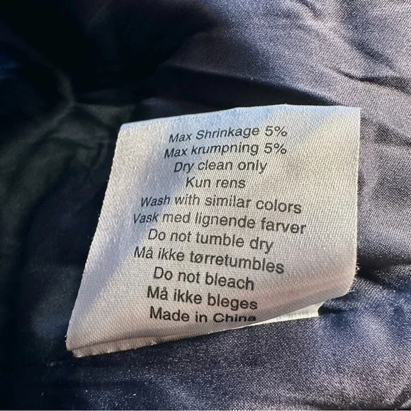 NWOT Hosbjerg Vegan Leather ‘Irah Croc Embossed Coat’ in “Dust Blue” Size Medium - Picture 13 of 16